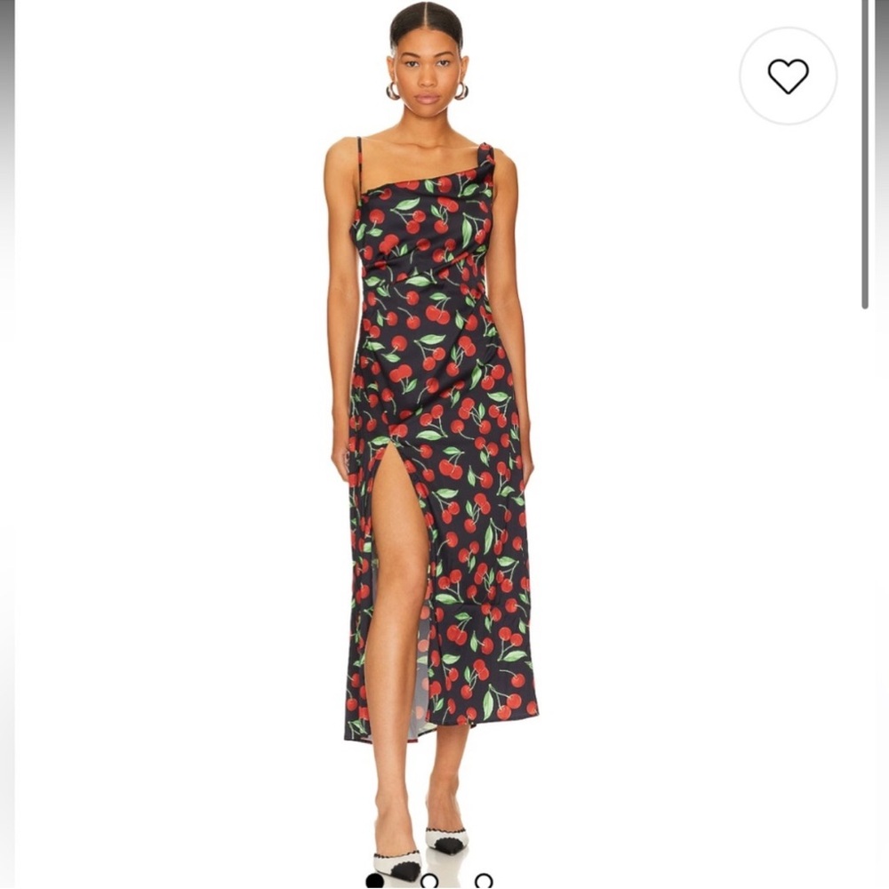 For Love & Lemons cherry print dress